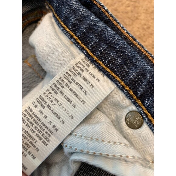 Abercrombie & Fitch Jeans Womens 2 Long Brett Perfect Stretch Low Rise Y2K Denim - Picture 8 of 9